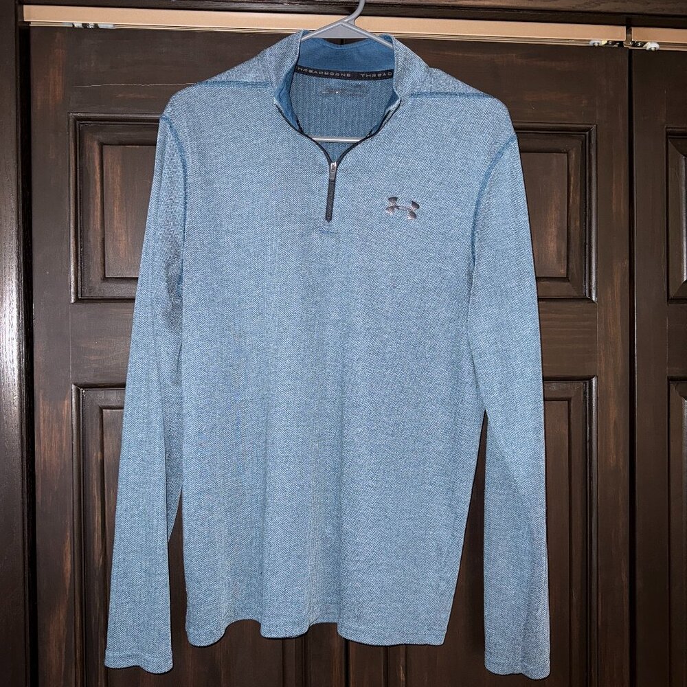 Men's Under Armour Blue 1/4 Zip Medium